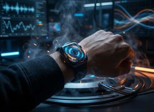 Wearable companion notification sound effect for a smartwatch