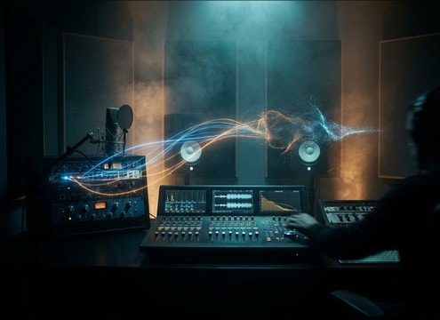 Audio drama edit session replacing a reaction line