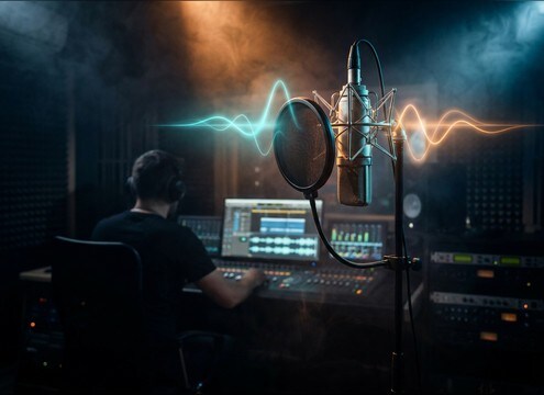 Close-mic ohhh vocal reaction for audio drama