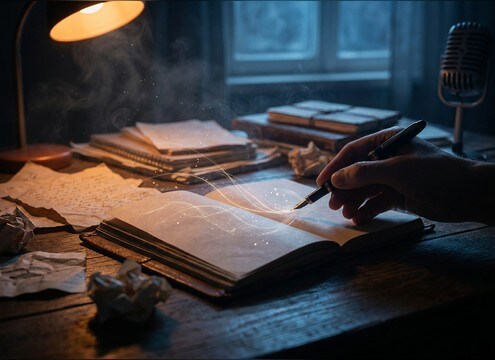 ASMR page turning paper texture sound
