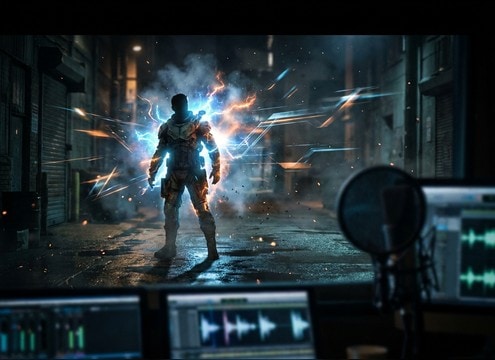Teleport portal sound for an ability activation