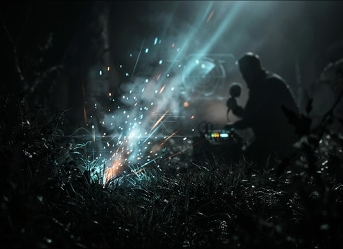 Rabbit thump cue sound for stealth game scene