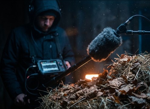 Close rabbit chewing ASMR style audio texture