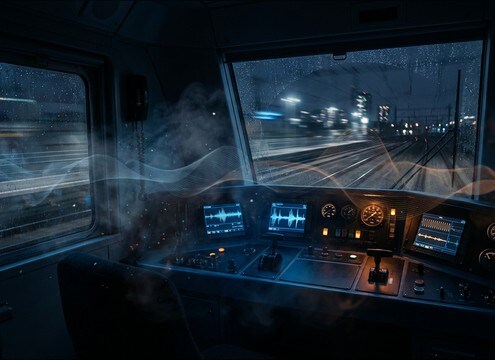 Loopable track clack and engine ambience for train simulator