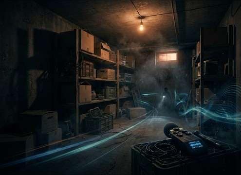 Infestation ambience with rats in a basement scene