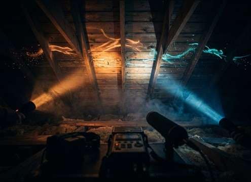 Rat running in attic sound effect for night scenes