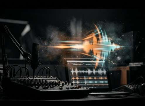 Comedic rewind sound effect timed to a visual jump-back