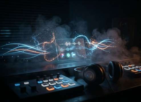 Ringtone sound in a mobile app UI demo video