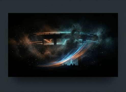 Cinematic riser building into a sports replay reveal