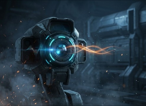 Robot scan sweep sound for targeting HUD
