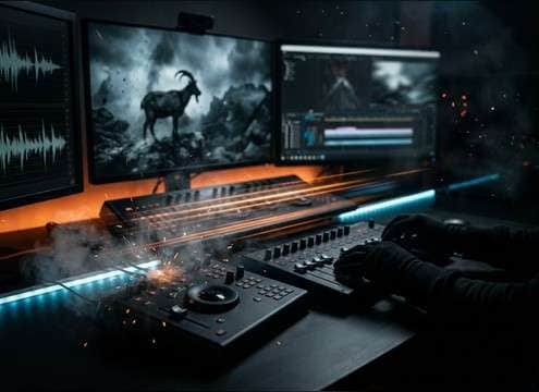 Screaming Goat sounds for video editing