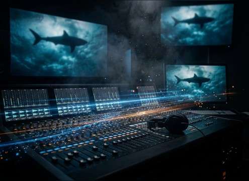 Shark ambience for aquarium interactives
