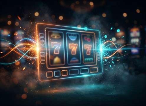 Slot machine UI sound effects for button presses and reel stops