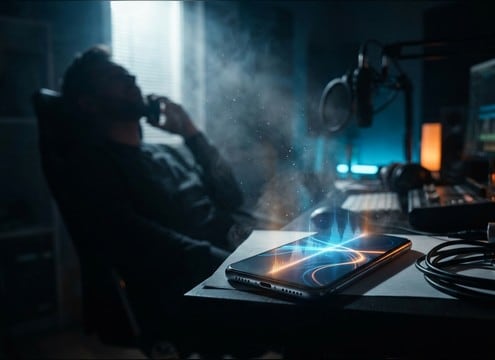 Short snore sound effect used in a phone call prank