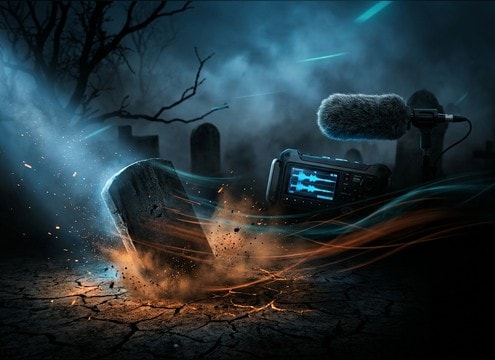 Gravestone dragging stone scrape sound for horror scene