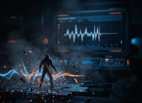 Stop sound effect for a game fail state