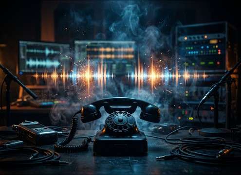 Busy signal telephone tone used for a comedic failed call
