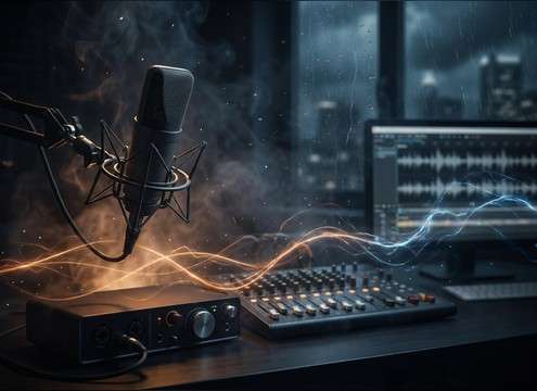 Thunder audio for podcasts