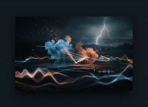 Thunder SFX for motion graphics