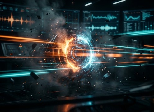 Ticking clock sound used in a suspense countdown scene