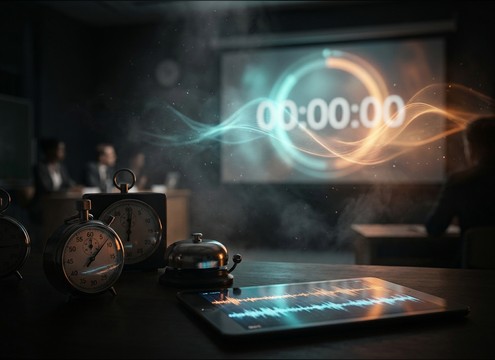 Soft chime ting for quiz timer end