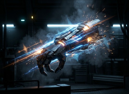 Game character upgrading form with transformation sound cue