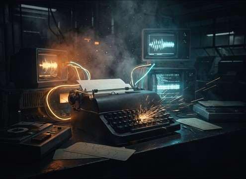 Typewriter clacks for retro terminal UI feedback