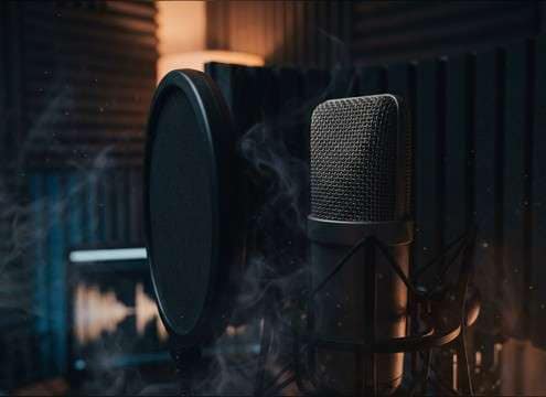 ASMR close mic breath voice sound effects