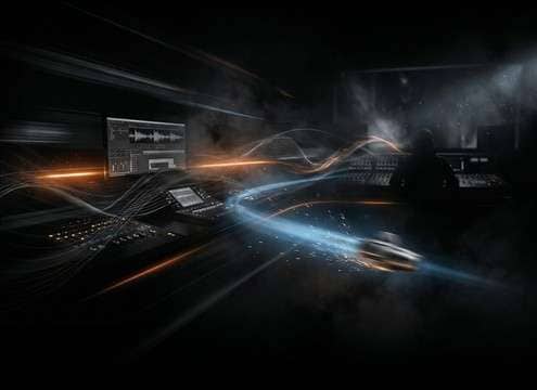 Cinematic whoosh for product reveal sweep