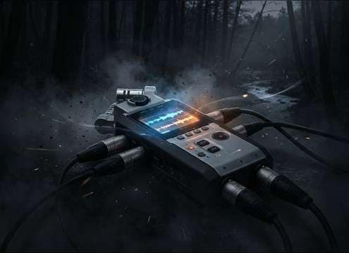Layered forest sound design