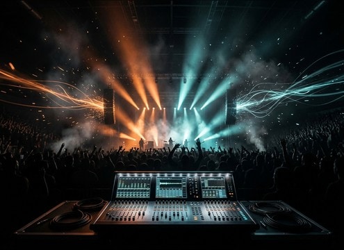 Live event cue track with a loopable yeah chant