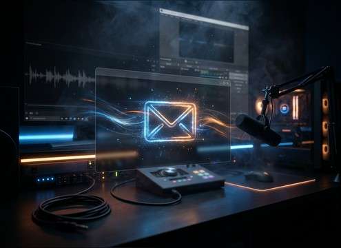 Live stream overlay with a notification sound effect