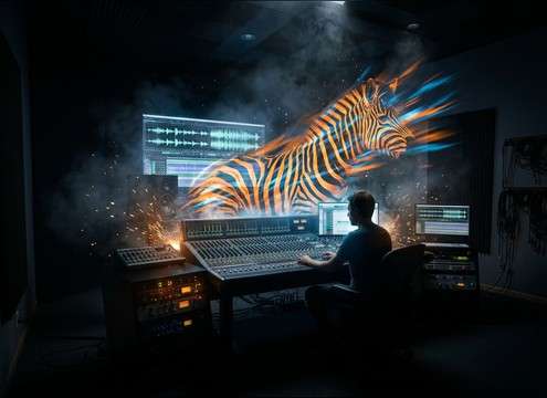Zebra ambience for exhibits