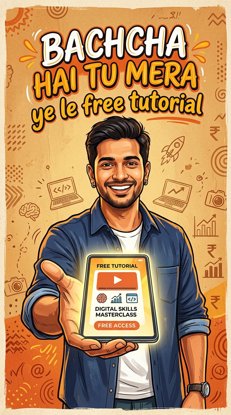 Baccha Hai Tu Mera free tutorial poster