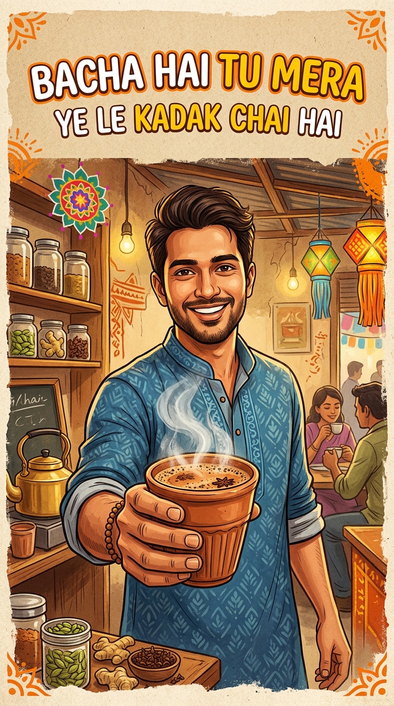 Baccha Hai Tu Mera chai poster