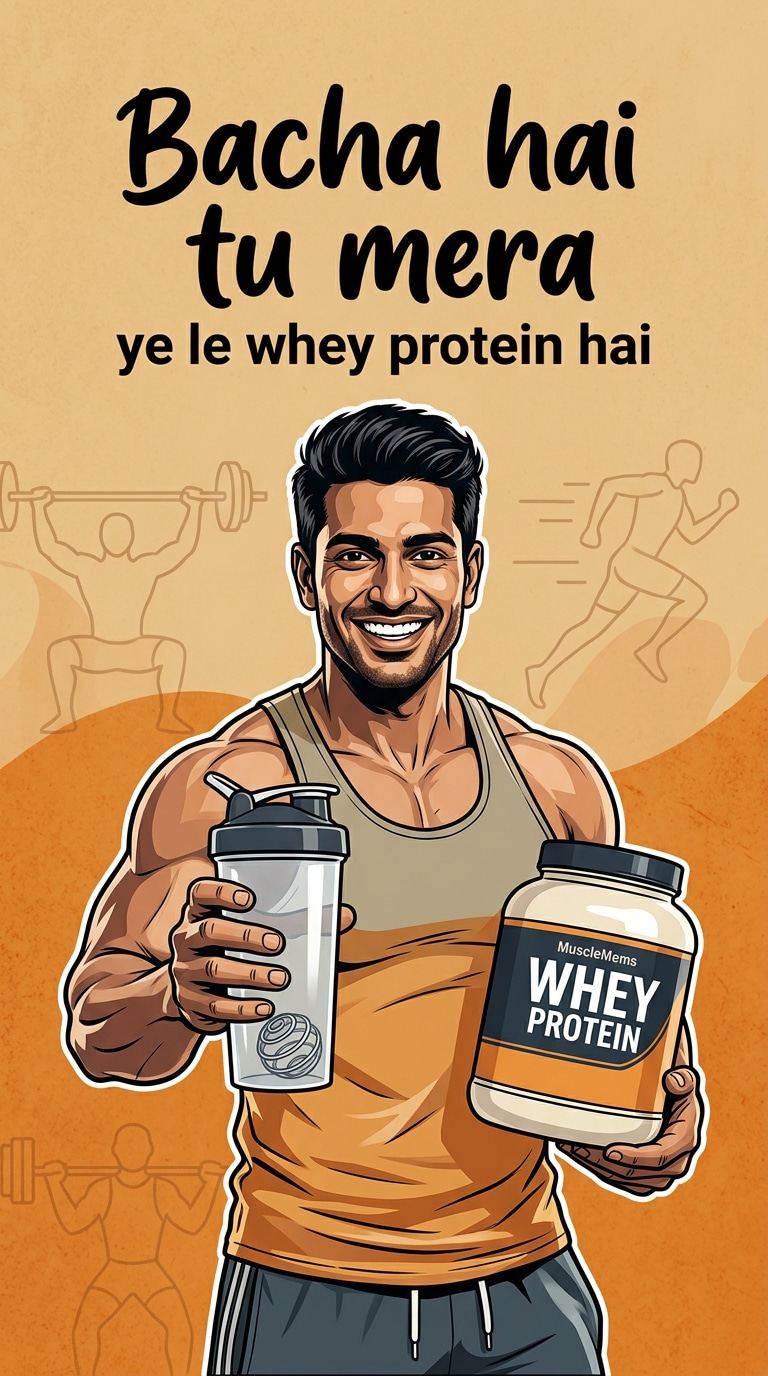 Baccha Hai Tu Mera fitness poster
