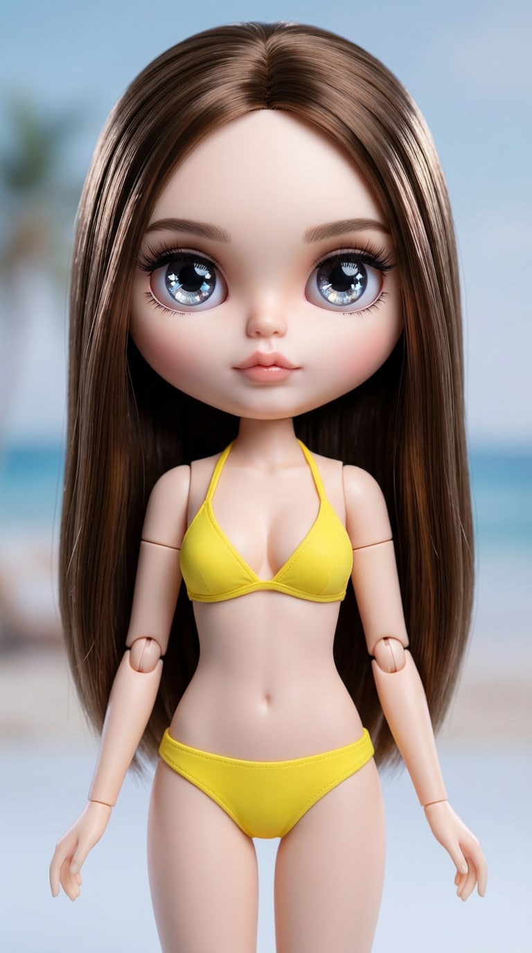 blythe doll ai photo effect