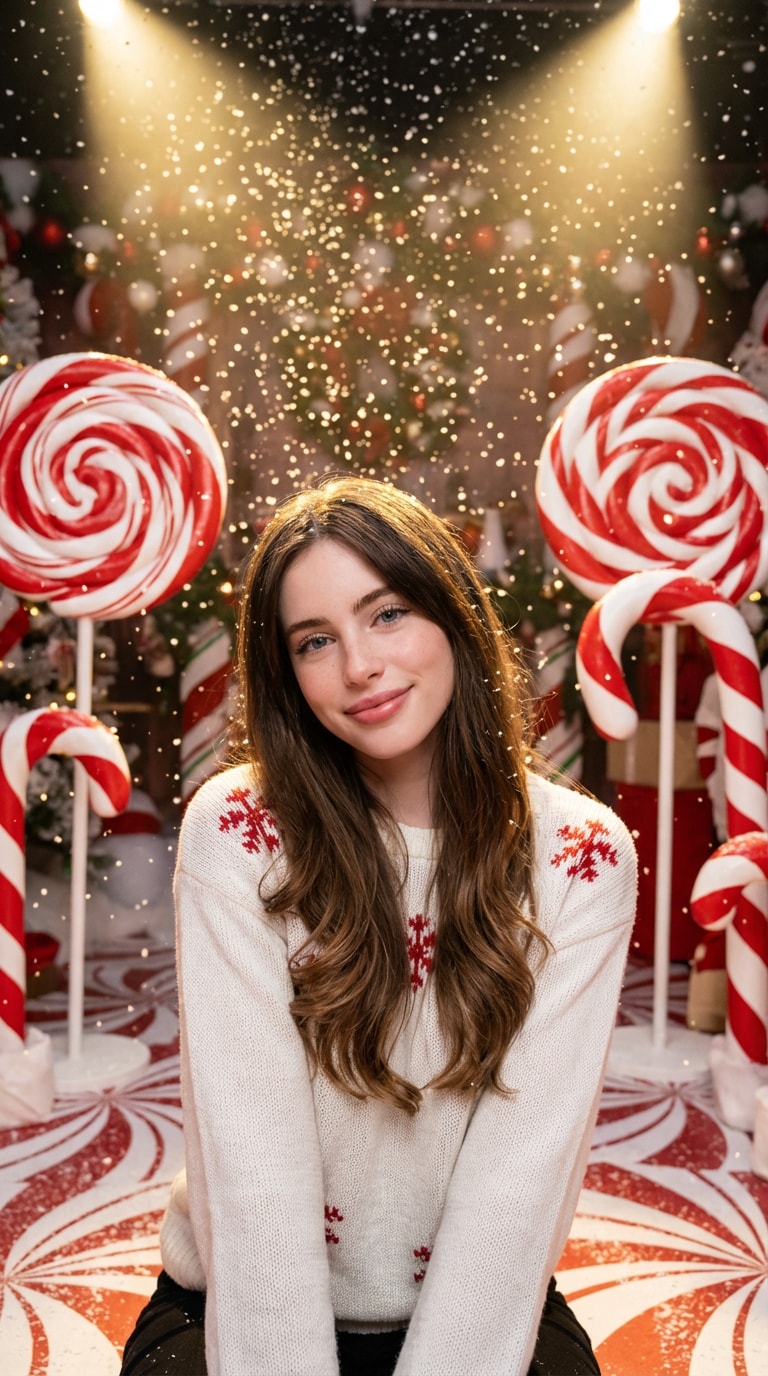 ai candy cane photo