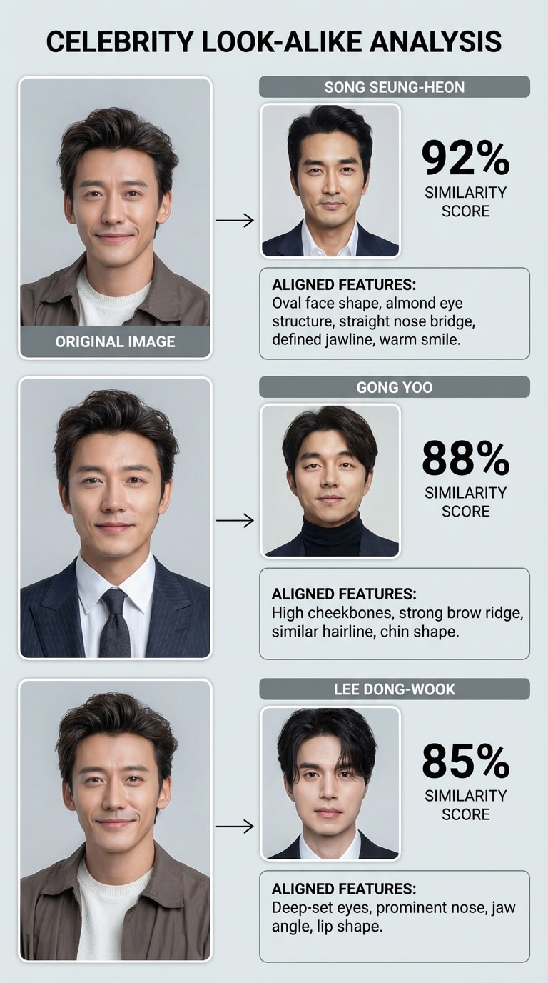 Celebrity lookalike result example 5