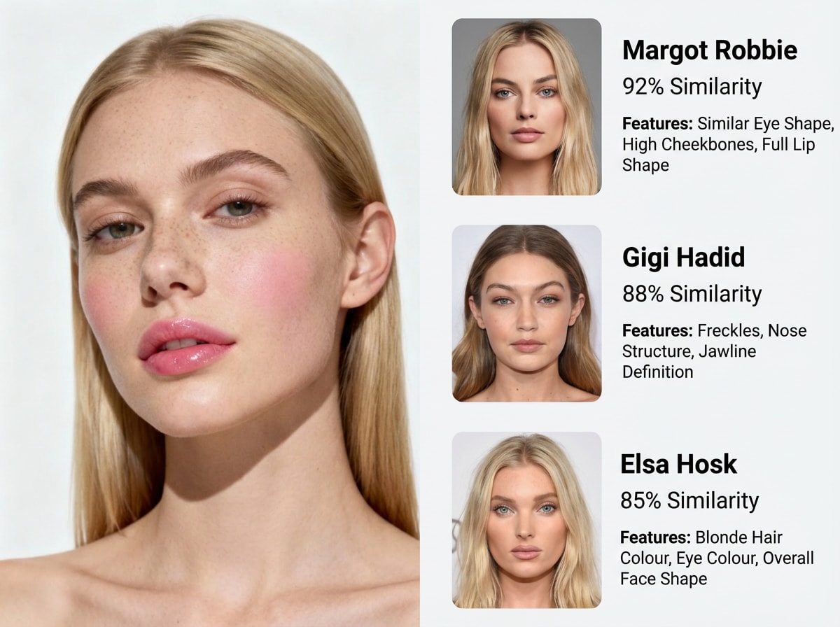 Hollywood lookalike result