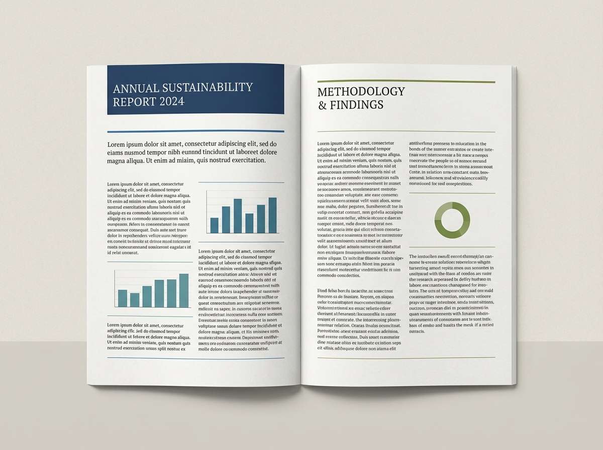 academic report layout design