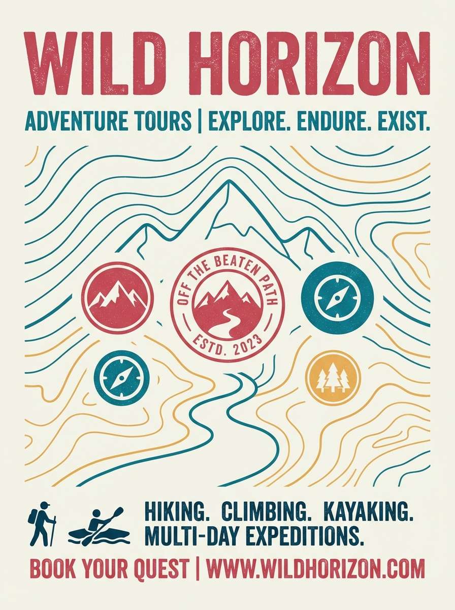 adventure tour poster