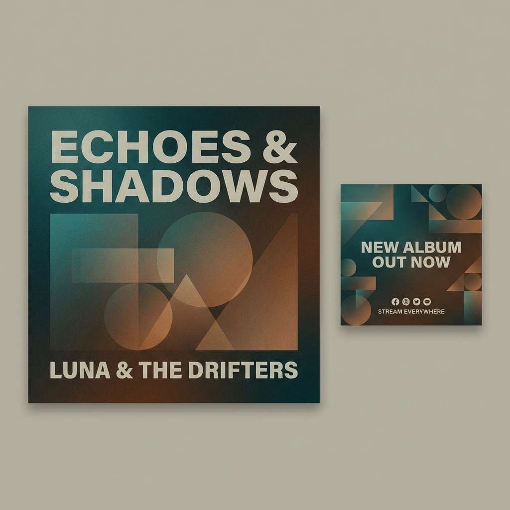 album cover promo tiles