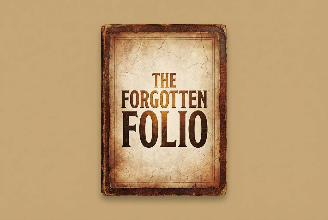 book cover in antique browns