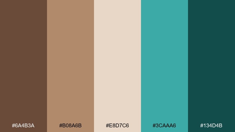 antique map harbor color palette with hex codes