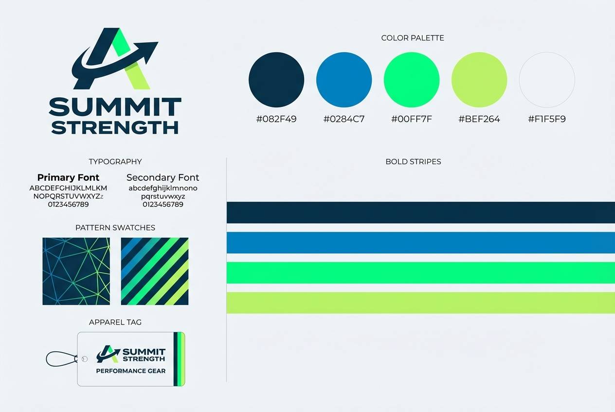 athletic branding board