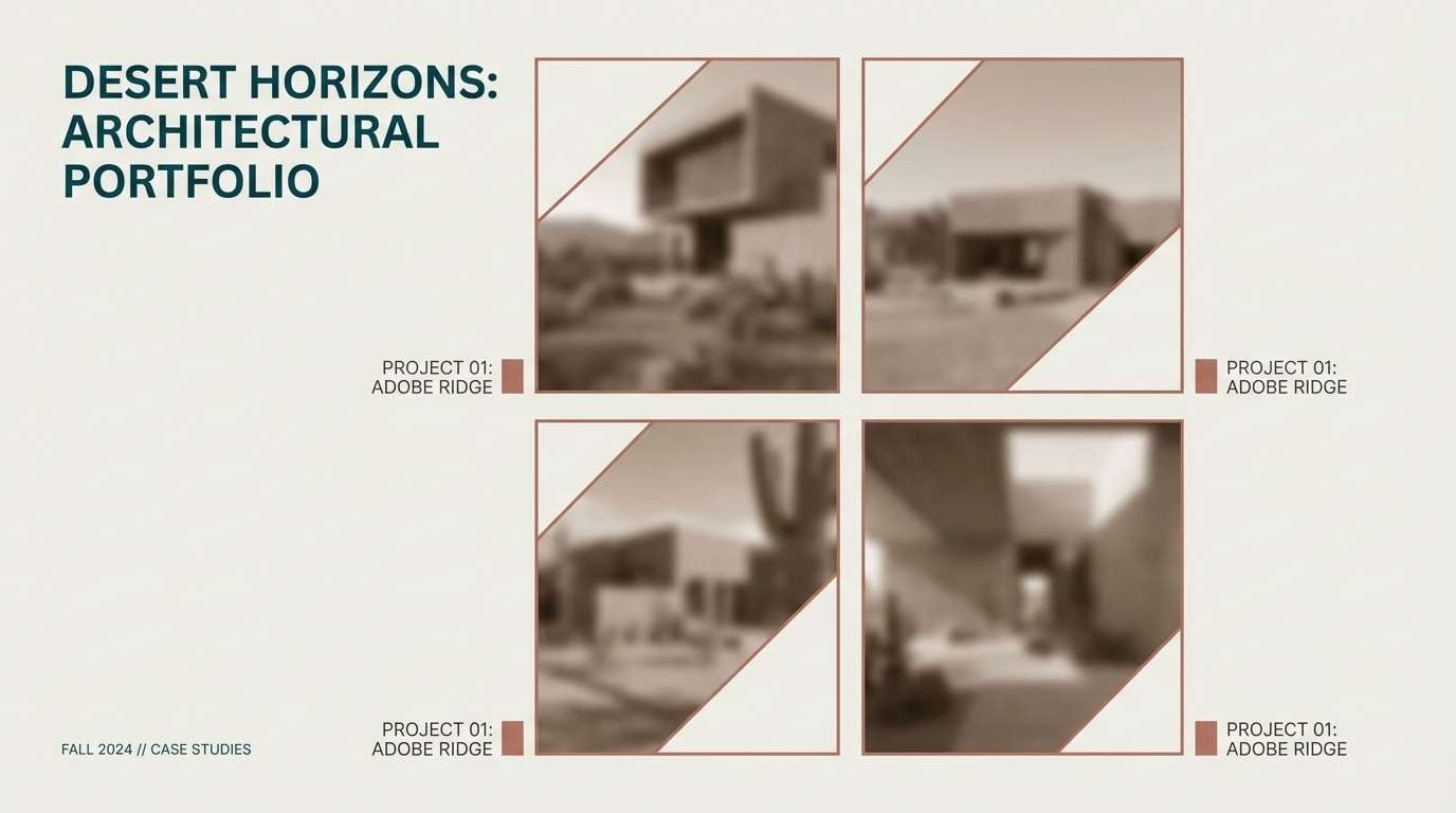 architecture portfolio slide