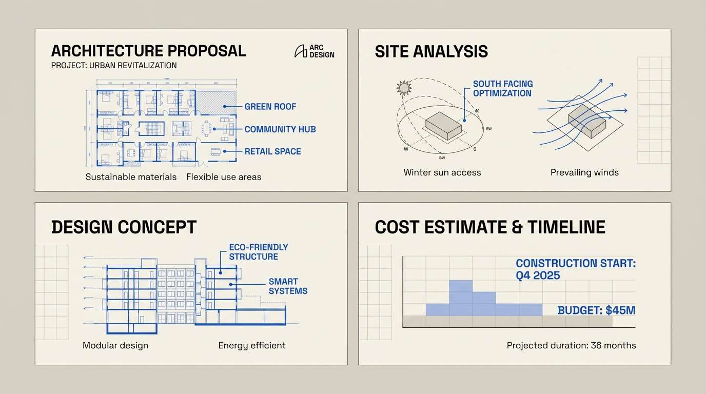 architecture proposal slides
