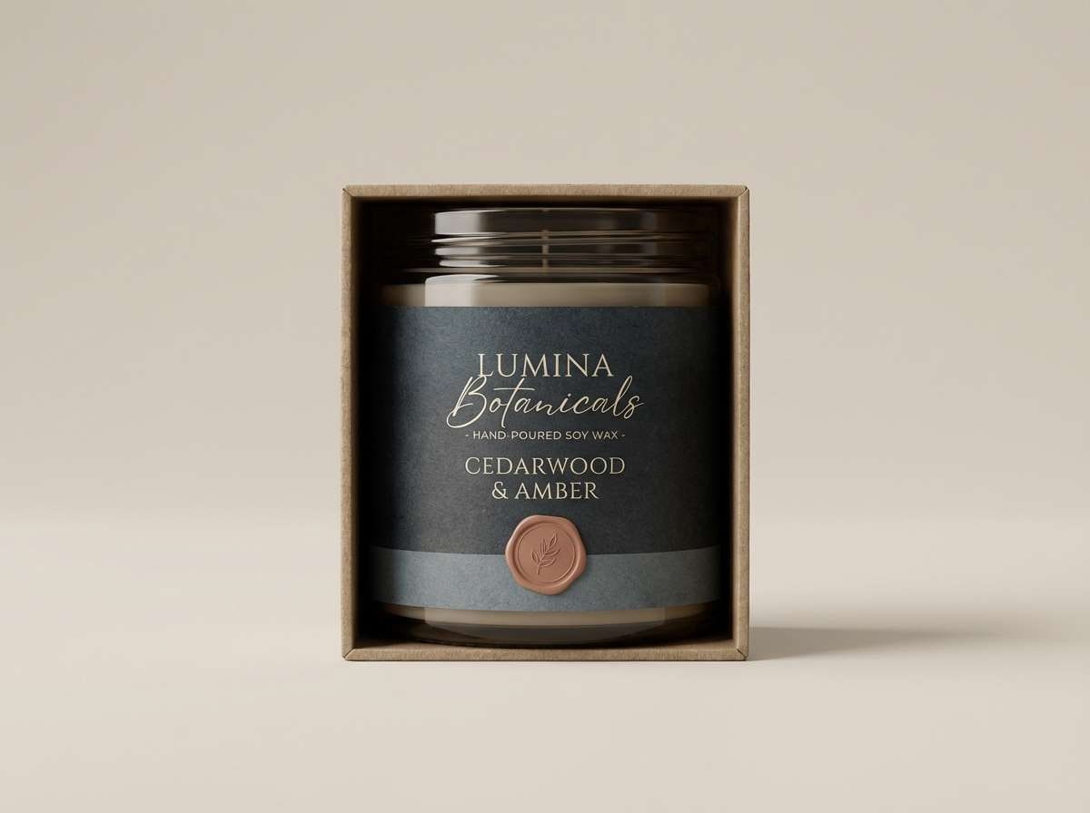 artisan candle packaging