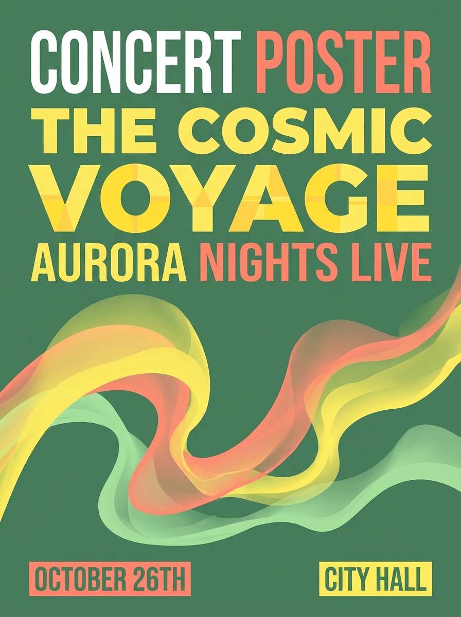 aurora poster design